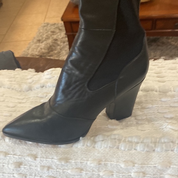 Black cow leather boots only wore a few times in good condition - Picture 10 of 10